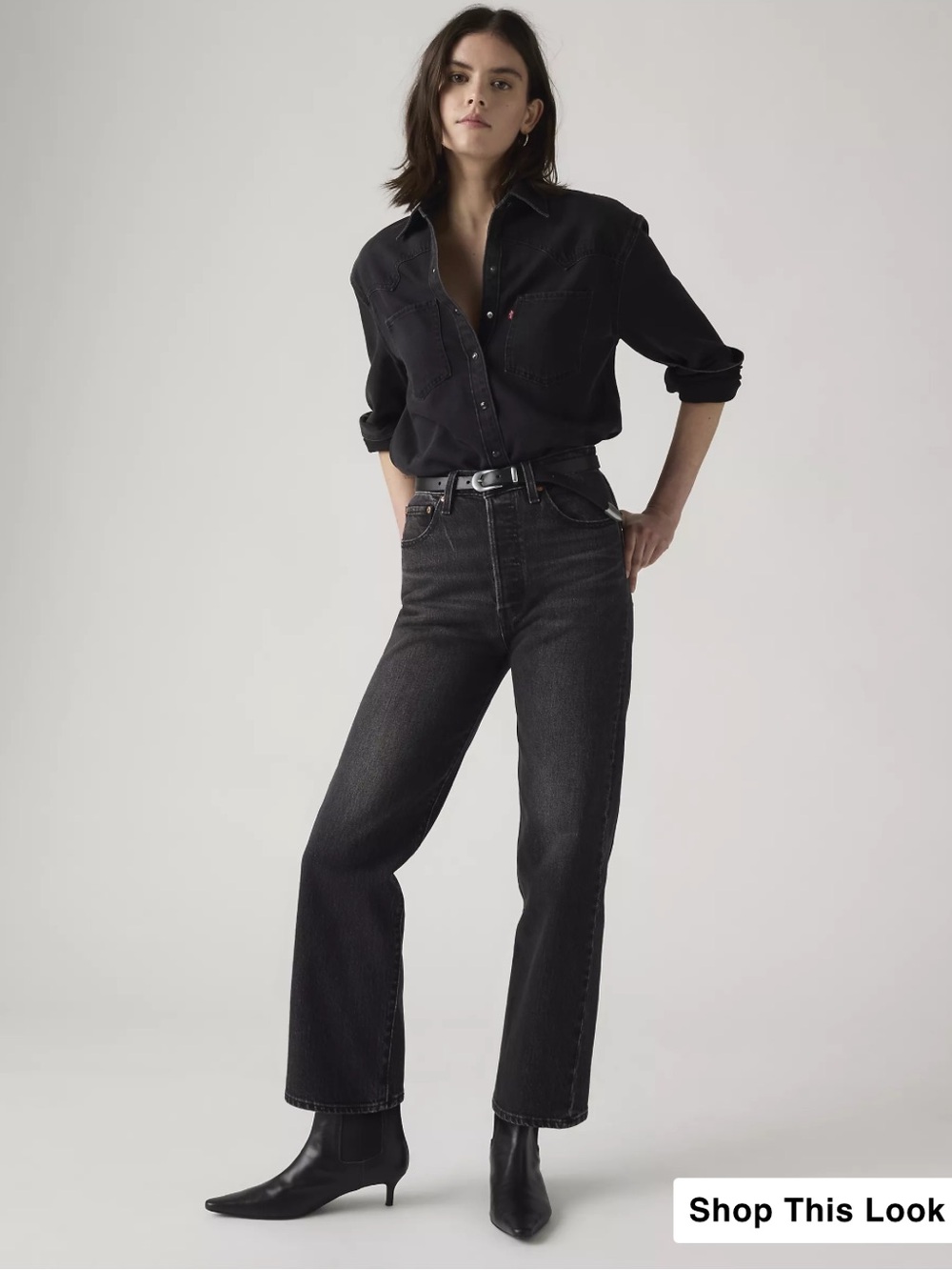 Levi’s Ribcage Straight Ankle Jeans